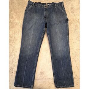 Carhartt Men's Carpenter‎ Jeans Actual Size 40 x 31 Relaxed Fit 103327-966